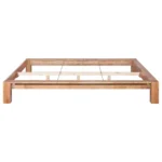 Classic Lacquered Solid Oak Bed Frame - 160 x 200cm