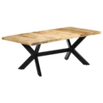 Dining Table - Solid Mango Wood - 200 x 100 x 75cm