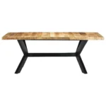 Dining Table - Solid Mango Wood - 200 x 100 x 75cm