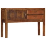 Sideboard - Solid Mango Wood - 118 x 30 x 75cm