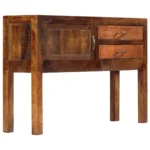 Sideboard - Solid Mango Wood - 118 x 30 x 75cm