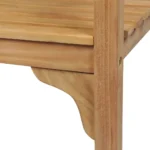 Sanded Teak Garden Bench - Hard Wood - 228 x 62.5 x 90cm