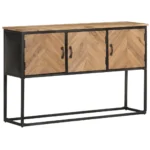 Sideboard - Solid Acacia Wood -120 x 30 x 75cm