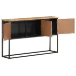 Sideboard - Solid Acacia Wood -120 x 30 x 75cm