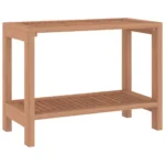 Bathroom Side Table - Solid Teak Wood - 60 x 30 x 45cm