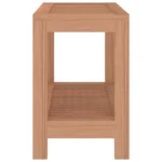 Bathroom Side Table - Solid Teak Wood - 60 x 30 x 45cm