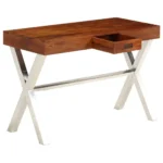 Solid Acacia Wood Desk - Honey Finish - 110 x 50 x 76cm