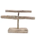 Double Branch Jewellery Stand - Whitewash