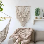 Handwoven Macrame Wall Decoration - Hanging - 55 x 78cm