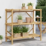 3-Layer Bamboo Shelf 100 x 40 x 90cm