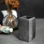 Stone-Effect Bathroom Accessory Set