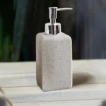 Stone-Effect Bathroom Accessory Set