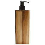 Natural Java Teakwood Soap Dispenser - Square