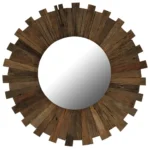 Decorative Wall Mirror - Reclaimed Wood - 70cm