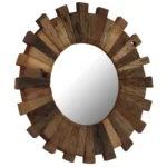 Decorative Wall Mirror - Reclaimed Wood - 70cm