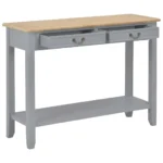 Classic Style Console Table - Grey - 110 x 35 x 80cm