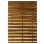 x3 Acacia Hardwood Bathroom Mats - 80 x 50cm