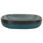 Ceramic Oval Sink Basin - Turquoise - 59 x 40 x 14cm