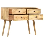 Handcrafted Sideboard - Solid Mango Wood - 85 x 40 x 71cm