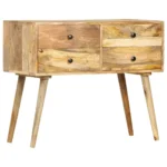 Handcrafted Sideboard - Solid Mango Wood - 85 x 40 x 71cm