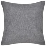 4 Anthracite Cushion Covers - Linen-look - 40 x 40cm