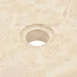 Round Marble Sink - Cream - 40 x 12cm