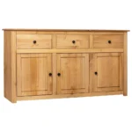 Sideboard - Solid Pinewood Panama Range - 135 x 40 x 80cm