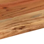 Dining Table With Natural Edges - Acacia Wood - 150 x 80 x 76cm