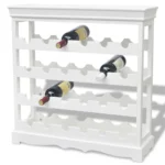 Wine Cabinet - Solid Fir Wood - Abreu - White