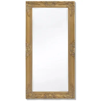 Wall Mirror Baroque Style - Gold - 100 x 50cm