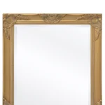 Wall Mirror Baroque Style - Gold - 100 x 50cm