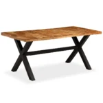 Handmade Dining Table - Solid Acacia And Mango Wood - 180 x 90 x 76cm