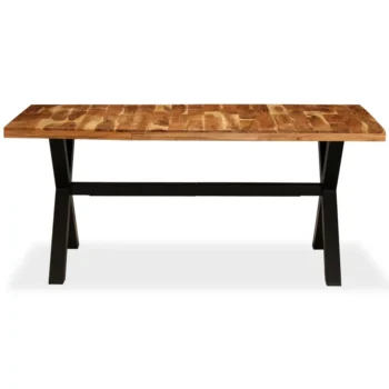 Handmade Dining Table - Solid Acacia And Mango Wood - 180 x 90 x 76cm