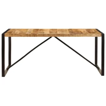 Dining Table - Solid Mango Wood - 180 x 90 x 75cm