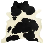 Real Cowhide Rug - Black & White - 150 x 170cm