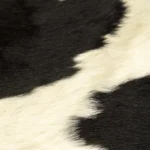 Real Cowhide Rug - Black & White - 150 x 170cm