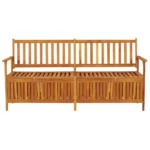 Garden Storage Bench - Solid Acacia Wood - 170 x 63 x 84cm