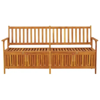 Garden Storage Bench - Solid Acacia Wood - 170 x 63 x 84cm