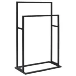 Freestanding Iron Towel Rack - Black - 48 x 24 x 78.5cm