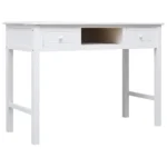 White Desk - Solid Paulownia Wood - 108 x 45 x 76cm