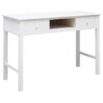 White Desk - Solid Paulownia Wood - 108 x 45 x 76cm