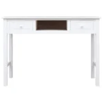 White Desk - Solid Paulownia Wood - 108 x 45 x 76cm