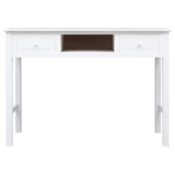 White Desk - Solid Paulownia Wood - 108 x 45 x 76cm