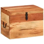 Storage Box - Solid Acacia Wood - 39 x 28 x 31cm