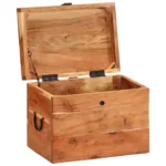 Storage Box - Solid Acacia Wood - 39 x 28 x 31cm