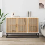 Sideboard Engineered Wood - White - 105 x 30 x 65cm