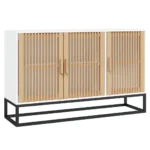 Sideboard Engineered Wood - White - 105 x 30 x 65cm