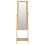 Mirror Jewellery Cabinet with LED Lights - Free Standing