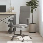 Height Adjustable Office Chair - Dark Grey Fabric