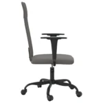 Height Adjustable Office Chair - Dark Grey Fabric